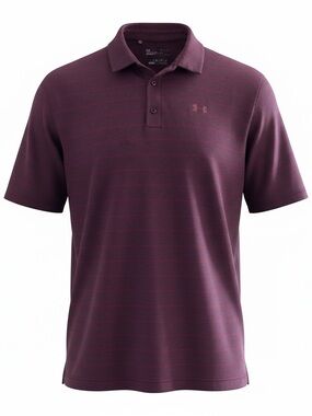 SHIRT Under Armour Men's Dark Red Polo COLLARED Shirt